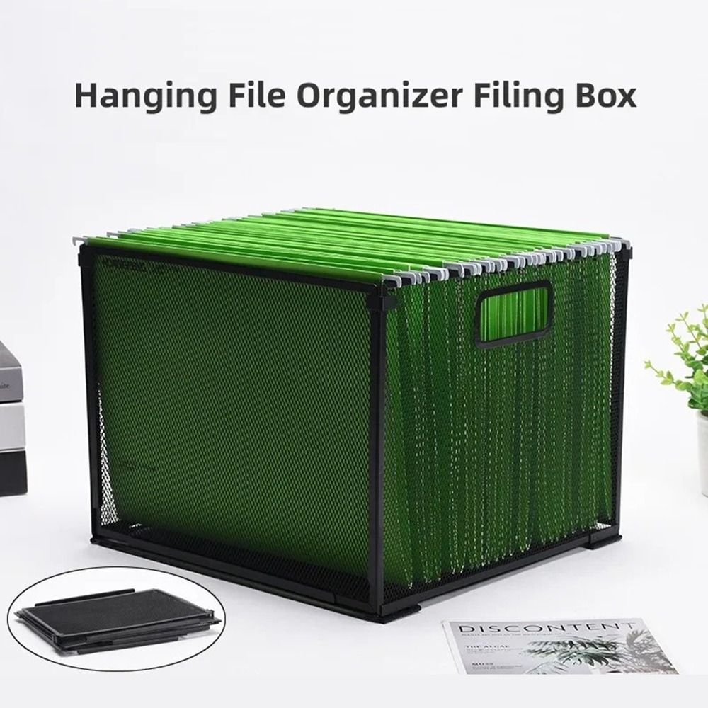 File Cabinet - Сетчатый металлический органайзер для подвесных папок
